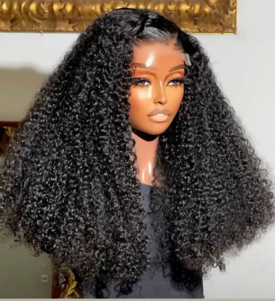 Cheveux humains bouclés kinky curly