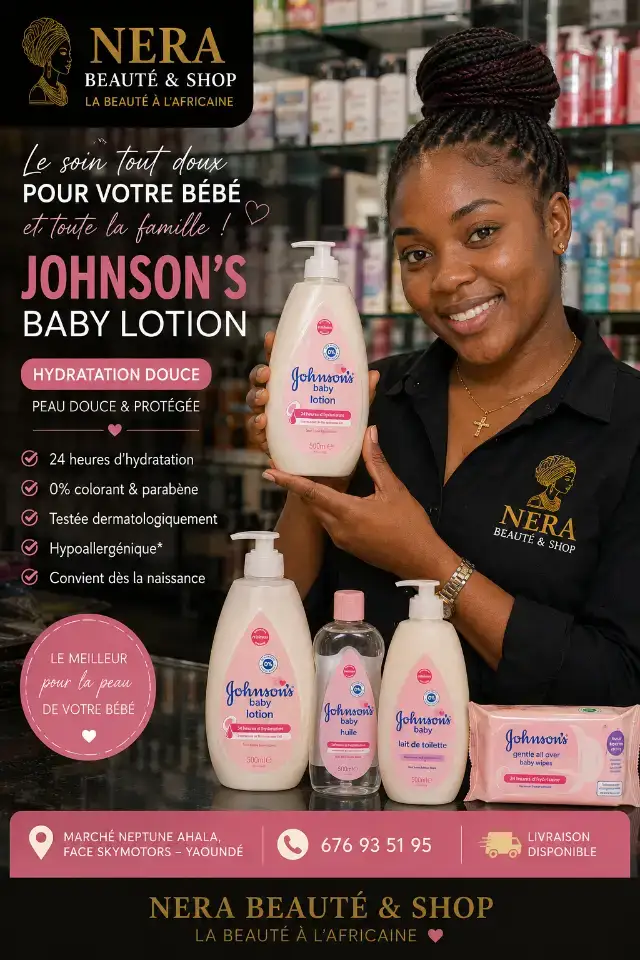 Gamme soins de bébé Johnson’s Baby