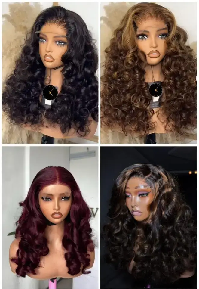 Pue cheveux indien body wave peignable sur closure 5*5