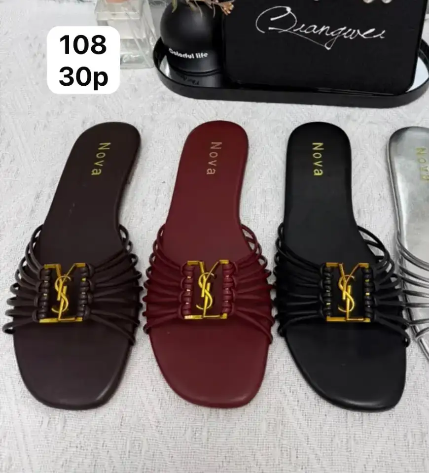 Sandale femme 👡 claquette Yves Saint Laurent